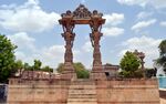 A torana gate in stone