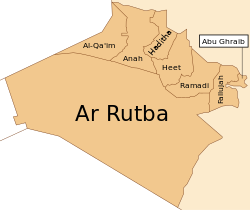 قضاء الرطبةموقع