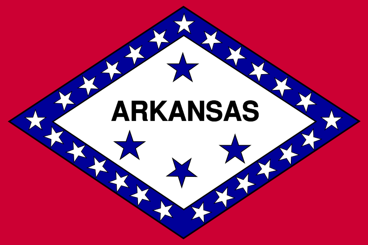 ملف:Flag of Arkansas.svg