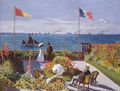 Jardin à Sainte-Adresse, 1867, Metropolitan Museum of Art