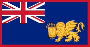 The flag of the United States of the Ionian Islands (1815–1864)