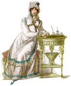 Morning dress, Ackermann. 1820.