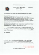 NSA's relationship with Sweden's FRA