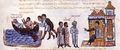 John the Orphanotrophos exiles Constantine Dalassenos (Fol. 208v)