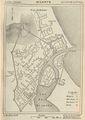 خارطة مدينة بنزرت عام 1888