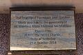 Plaque at Dumfries House