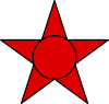 Roundel of the Soviet Union (1918–1921) – Red Army – Type 4 – Variant 1.svg