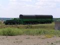 Missile transport truck MAZ-537 with a special missile container at the Strategic Missile Forces Museum in Ukraine