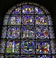 13th century French glass at Canterbury Cathedral with the full story of the Magi and typologically related scenes.