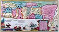 1695 Eretz Israel map in Amsterdam Haggada by Abraham Bar-Jacob.jpg