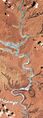 Lake Powell from space, 2016