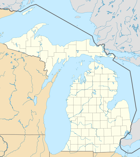 ملف:USA Michigan location map.svg