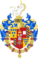 Coat of Arms of the Duke Ranuncius Farnese (1600-1622).svg