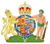 Coat of Arms of Alexandra of Denmark.svg