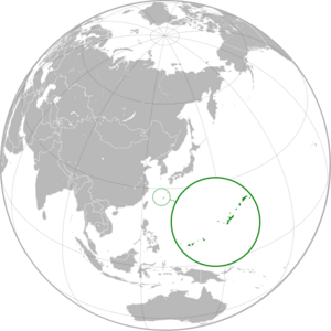 Location of ريوكيو