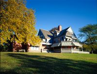 Theodore Roosevelt home at Sagamore Hill.