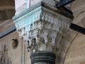 Muqarnas capital inside the courtyard of the Bayezid II Mosque in Istanbul (1500–1505), Ottoman period