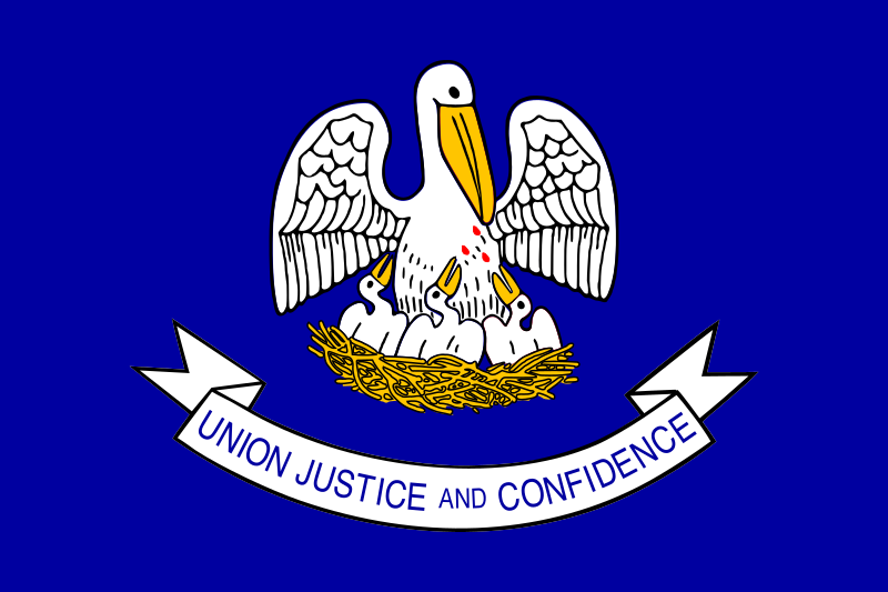 ملف:Flag of Louisiana (2006–2010).svg