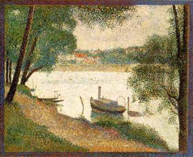 طقس غائم، لا گراند جات Grande Jatte, 1888، متحف فيلادلفيا للفن