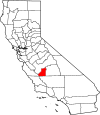 State map highlighting Kings County