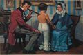 René-Théophile-Hyacinthe Laennec (1781-1826) with stethoscope