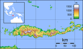 لى‌ووتوبي Lewotobi is located in Flores