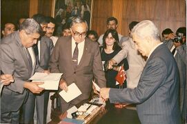 Discussion in the TBMM in the 1980s.