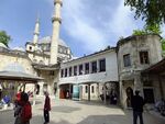 View of the elevated passage formerly used as the sultan's entrance to the mosque