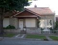 A Mar del Plata style chalet, with its traditional facade of locally extracted orthoquartzite in Mar del Plata, Argentina