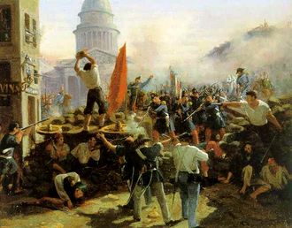 Horace Vernet-Barricade rue Soufflot.jpg
