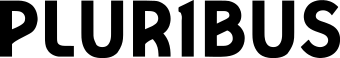 The word "Pluribus" in a sans-serif font in capital letters, with the letter "i" stylized as the digit 1.