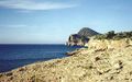 Eivissa, Cala de sa Galera, with the Puig Nunó in the background