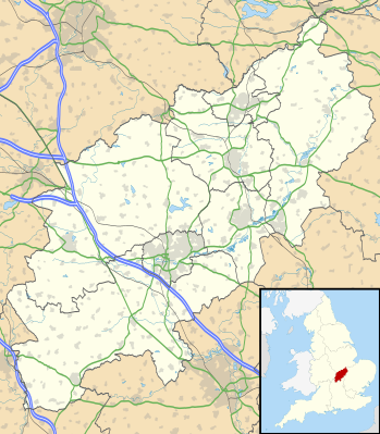 Northamptonshire UK location map.svg