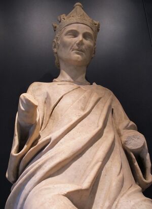 Tino di camaino, statue dal monumento funebre di arrigo VII di lussemburgo, 1313, 04.JPG