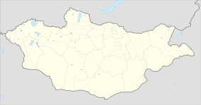 Map showing the location of Khorgo