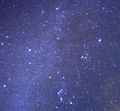 Two Orionids and Milky Way