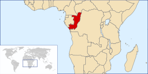 Location of الكونغو الفرنسي