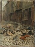 Rue de la Mortellerie, June 1848, 1850 (Louvre)