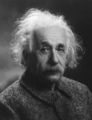 Albert Einstein, theoretical physicist known for developing the theory of relativity and recipient of the Nobel Prize in Physics