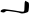 Block-printed a-e suffix or seprated vowel alt 2.svg