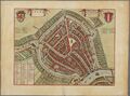 Plattegrond van de stad Gouda binnen de singels, ca. 1650..jpg