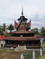 Late 19th-century village mosque (surau nagari) of Lubuk Bauk in Batipuh, غرب سومطرة.