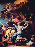 Sebastiano Ricci, Allegory of France as Minerva Trampling Ignorance and Crowning Virtue, 1717–18