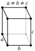 Orthorhombic crystal structure for البروم