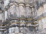 Various sculptures depicting Shiva and Parvati