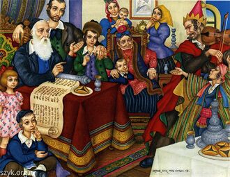 Purim by Arthur Szyk.jpg