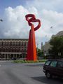 The Torch of Friendship sculpture