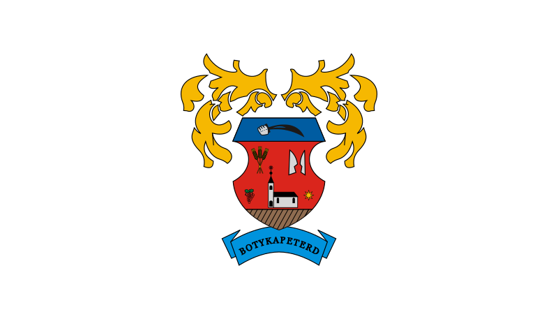 ملف:Flag of Botykapeterd.svg