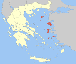 شمال إيجة North Aegeanموقع