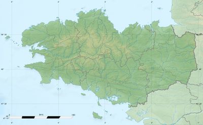 Location map France Bretagne